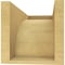 Ekena Millwork 7"W x 14"D x 7"H Wide Huntington Rough Cedar Woodgrain TimberThane Corbel, Primed Tan CORUR07X14X07HUNRCPR - alternate 4